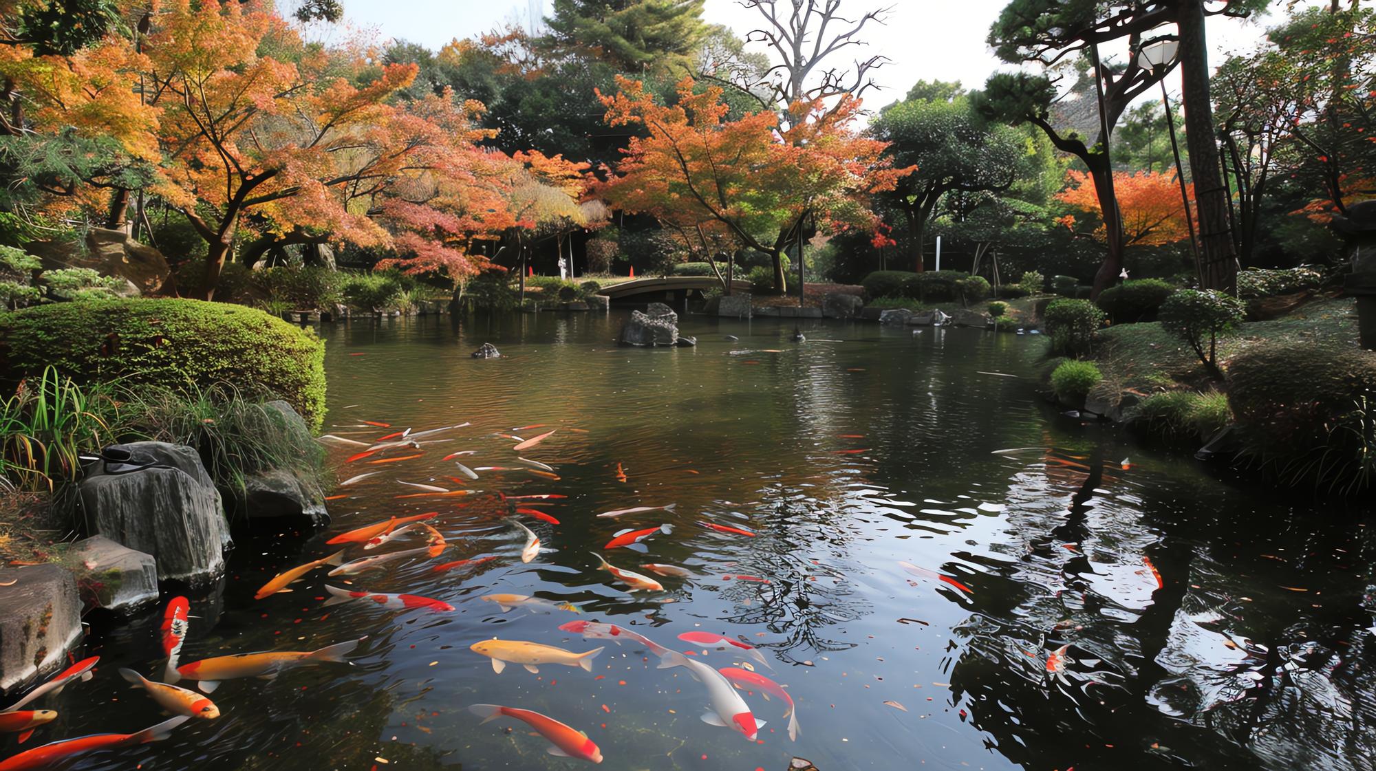 création bassin jardin paysager avec plantes aquatiques et pierres naturelles