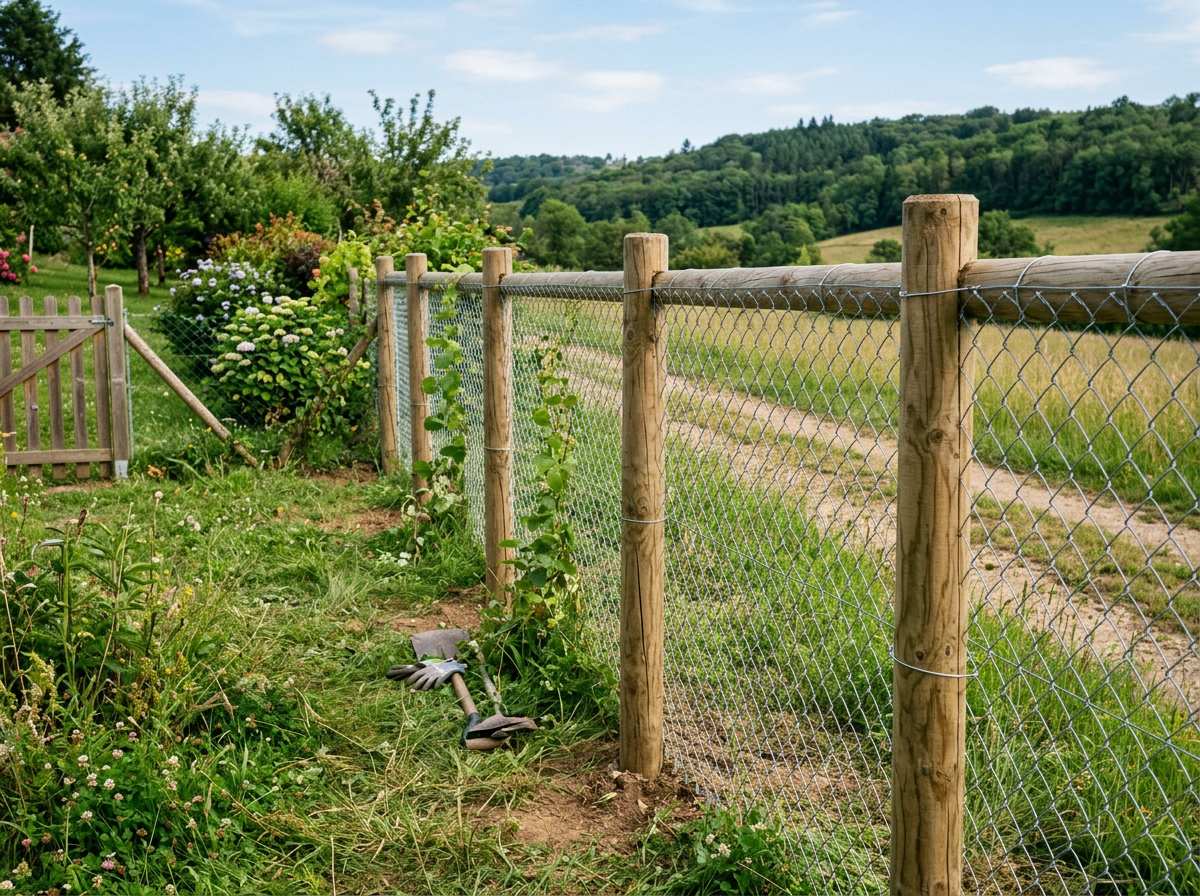 Clôture jardin pas chère : comparatif des matériaux, prix au mètre et conseils pour délimiter votre jardin à petit budget 1 clôture jardin pas cher en grillage et bois pour délimiter un terrain
