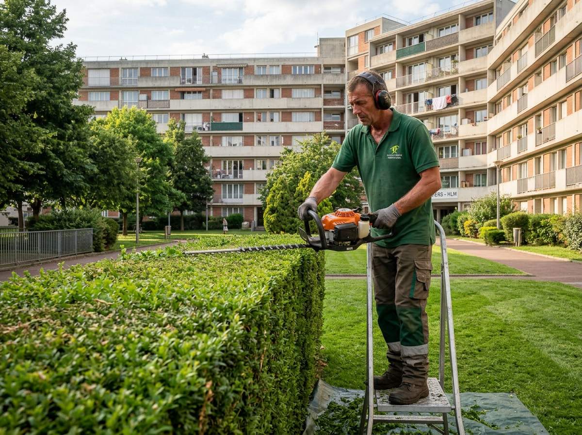 Fréquence d'entretien des espaces verts en copropriété : responsabilités, calendrier et budget à connaître 2 paysagiste professionnel taille de haies entretien espaces verts copropriété