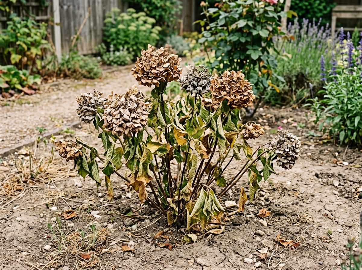 Arrosage des massifs, hortensias et arbres : adapter l'apport en eau selon les besoins spécifiques 3 hortensia fané manque eau erreur arrosage zones besoins différents